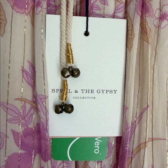 NWT Spell & the Gypsy Coco Lei Midi Maxi Skirt in Floral Lilac - Picture 7 of 11